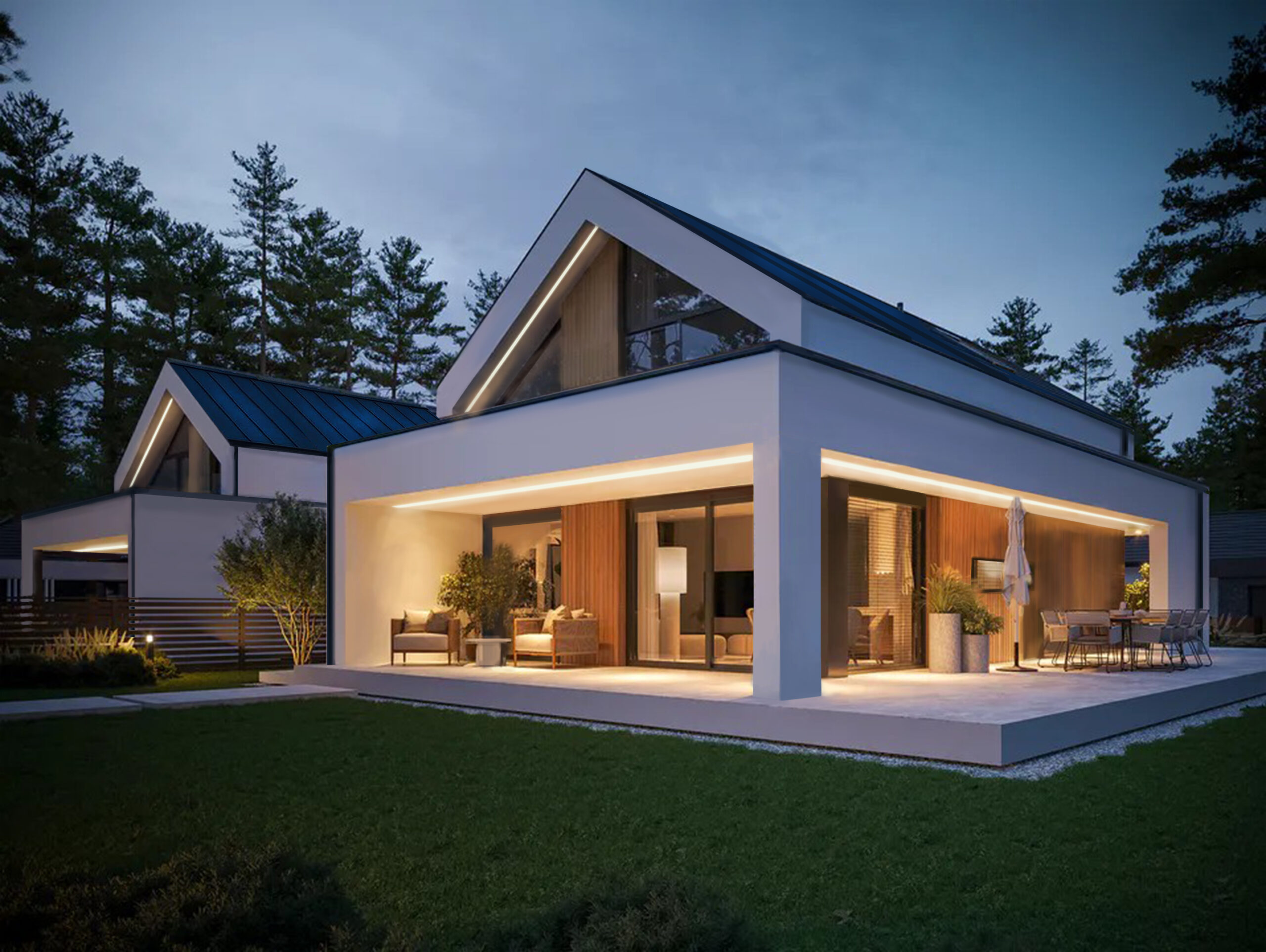 Lasek Sosnowy — Ogród